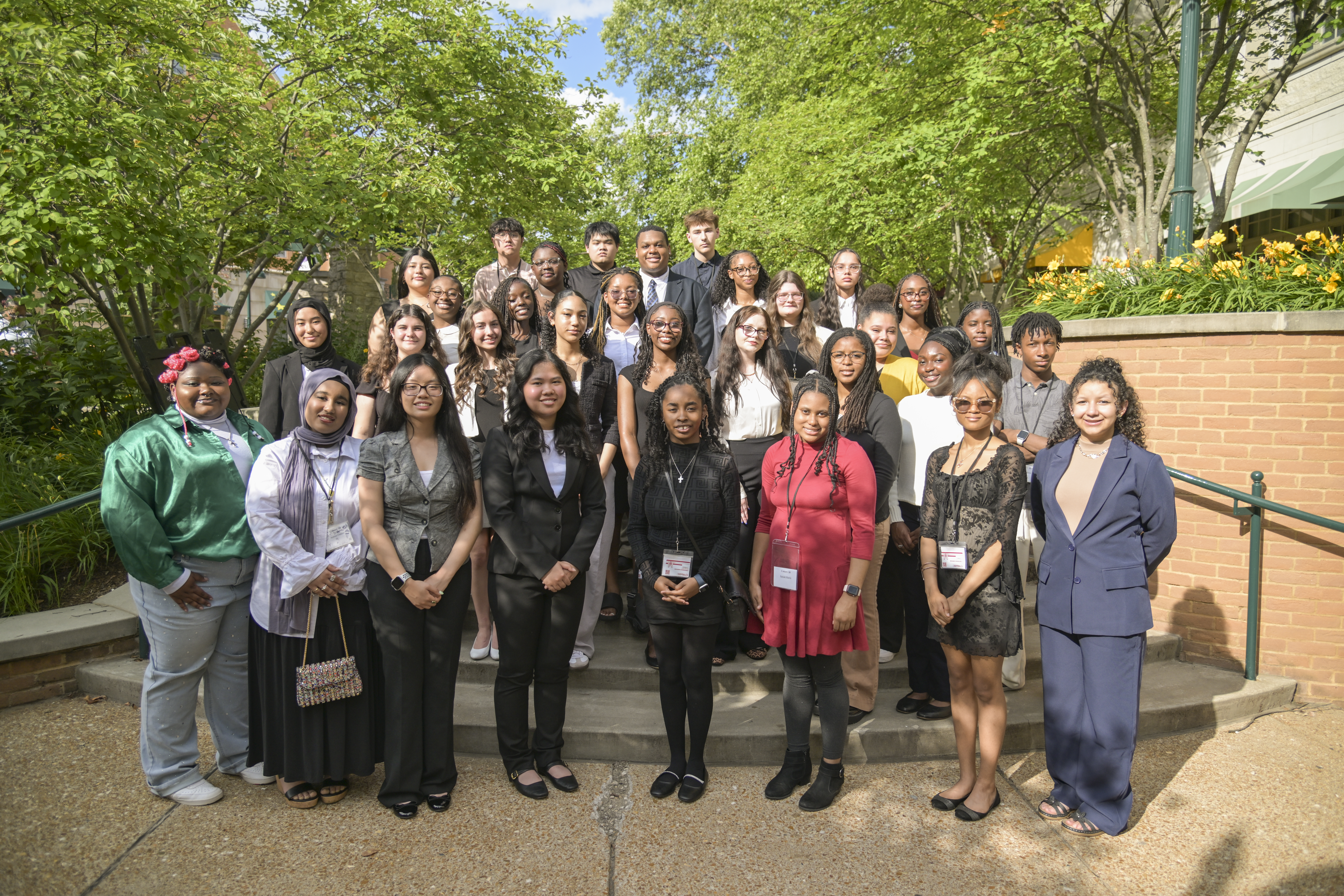 Scholars in the CPP Cohort 10 pose for a group photo on June 18, 2025 at Lien House.